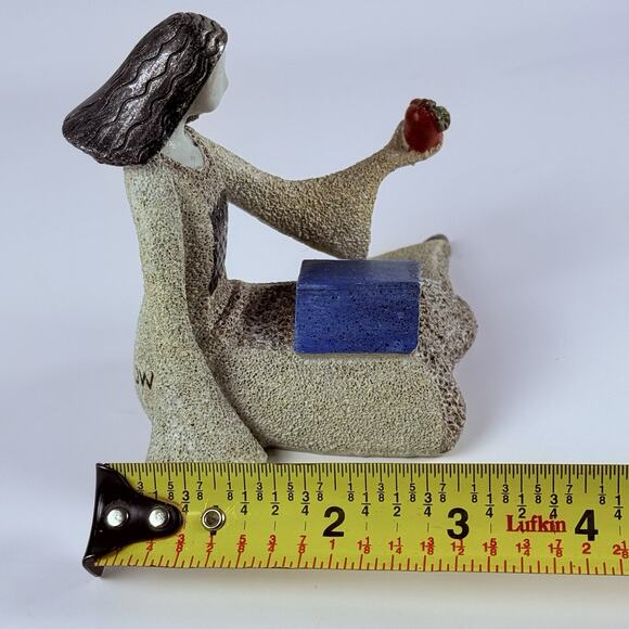 Carson ArtStone Teacher Figurine With Book And Apple Inspirational Decor - Picture 9 of 9